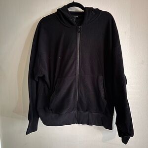 Athleta Black Zip-Up Jacket